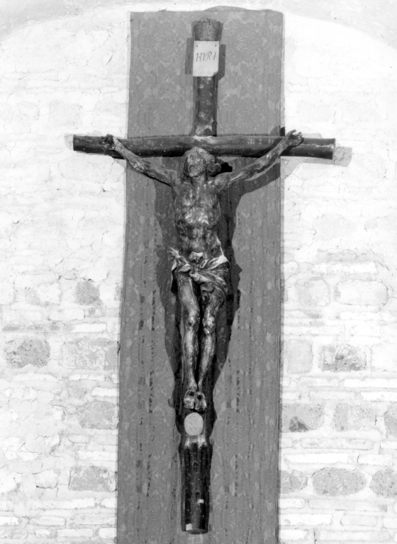 Cristo crocifisso (scultura) - bottega Italia centro-meridionale (sec. XVIII)