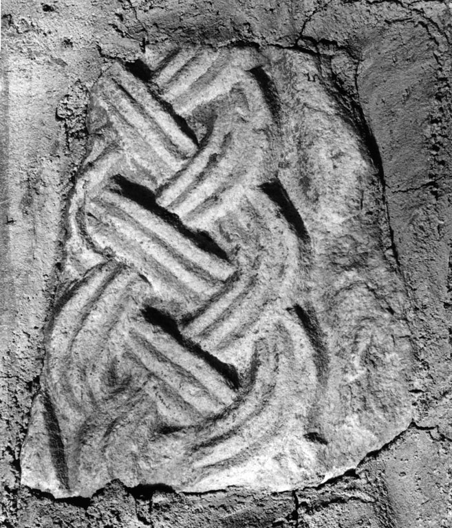 lastra, frammento - ambito romano (prima metà sec. IX)