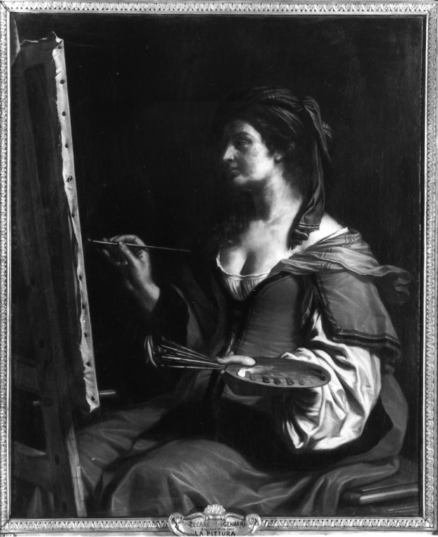 allegoria della Pittura (dipinto) di Gennari Bartolomeo (inizio sec. XVIII)