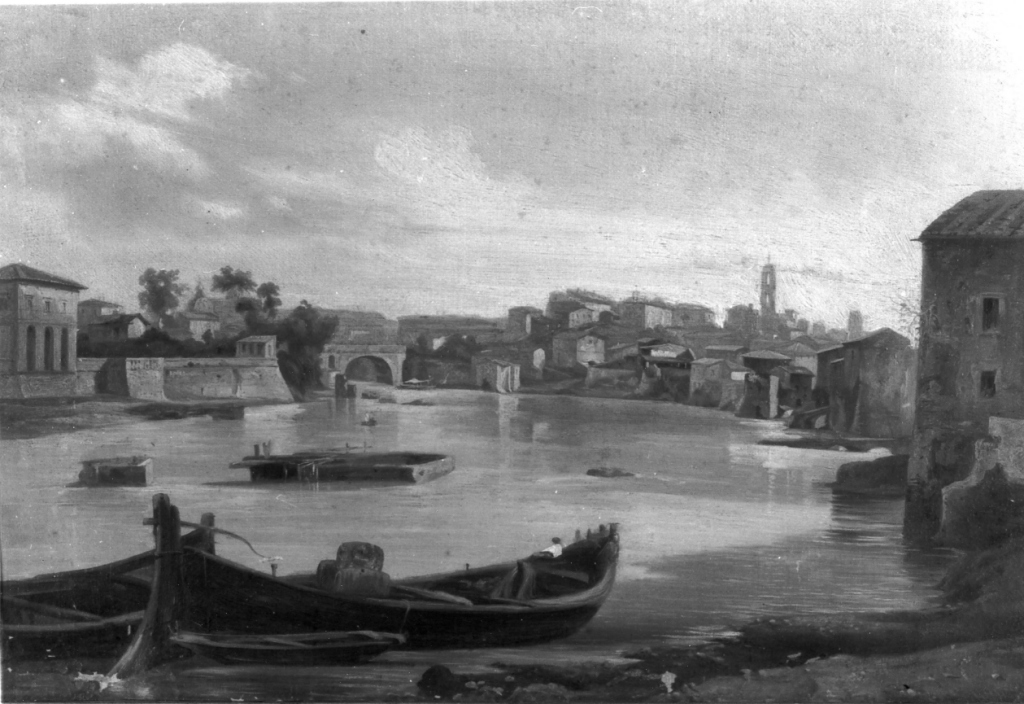 ponte Rotto (dipinto) - ambito romano (fine/inizio secc. XVIII/ XIX)