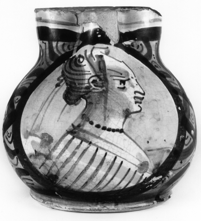 boccale - bottega di Montelupo (prima metà sec. XVI)