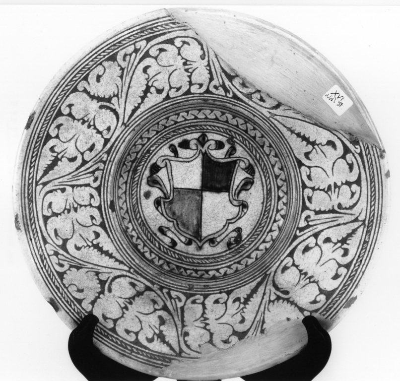 piatto - bottega marchigiana (sec. XVI)