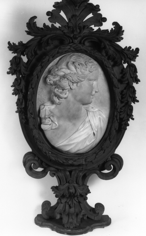 angelo annunciante (rilievo) - ambito romano (sec. XVII)