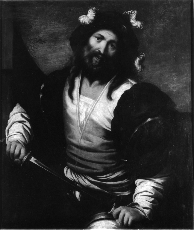 ritratto di lanzichenecco (dipinto) di Muttoni Pietro detto Pietro Della Vecchia (metà sec. XVII)