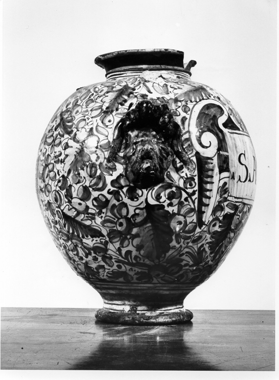 orcio da farmacia, opera isolata - ambito romano (sec. XVII)