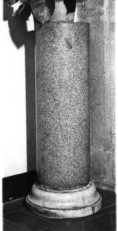 colonna, frammento - ambito romano (sec. I)