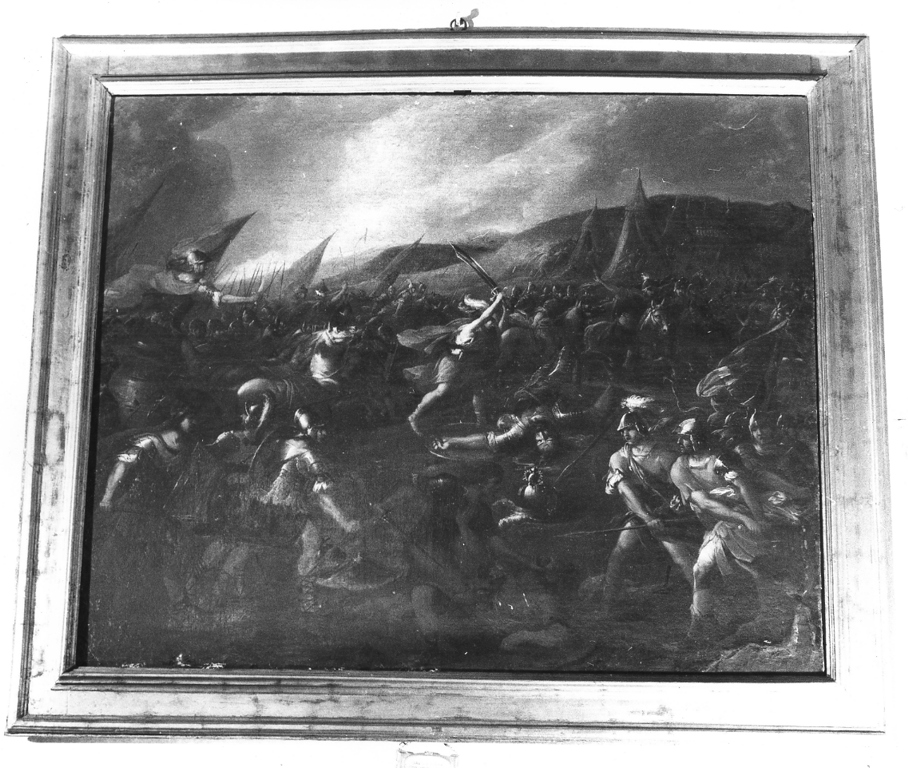 David decapita Golia (dipinto, pendant) - ambito romano (inizio sec. XVII)