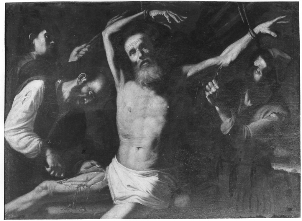 martirio di San Bartolomeo (dipinto, opera isolata) - ambito romano (sec. XVII)