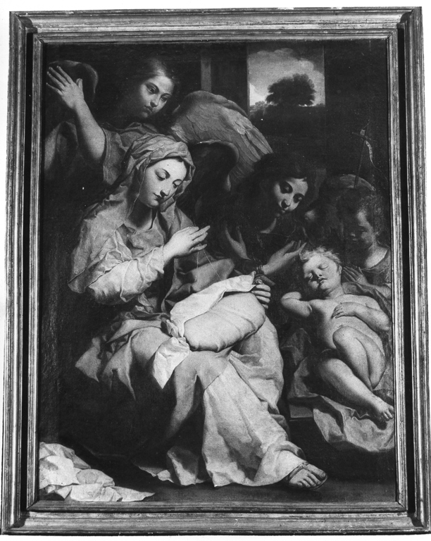 Madonna del Cucito (dipinto, opera isolata) di Cozza Francesco (attribuito) (sec. XVII)