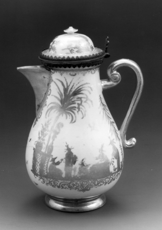 caffettiera - manifattura di Meissen, manifattura di Augusta (sec. XVIII)