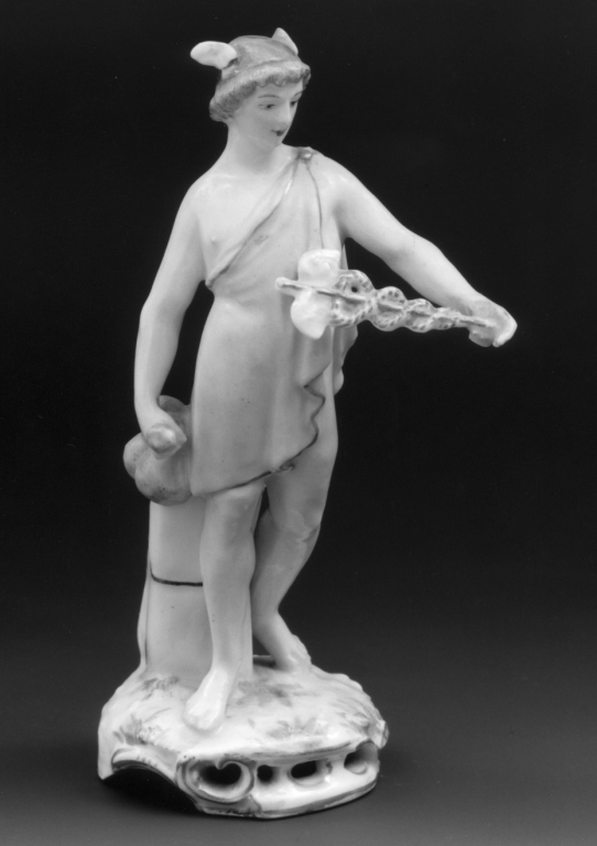 Mercurio (statuetta) - manifattura di Saint-Maurice (seconda metà sec. XIX)