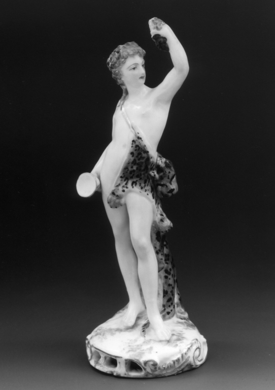 Bacco (statuetta) - manifattura di Saint-Maurice (seconda metà sec. XIX)