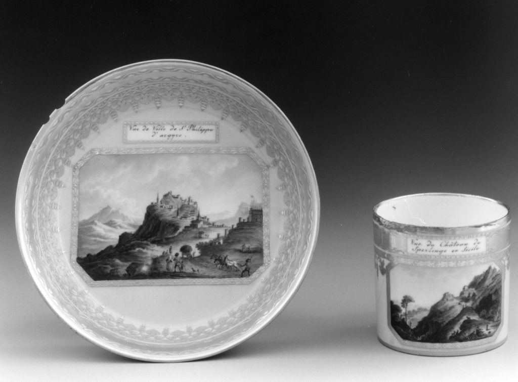 tazza - manifattura imperiale di Vienna (sec. XVIII)