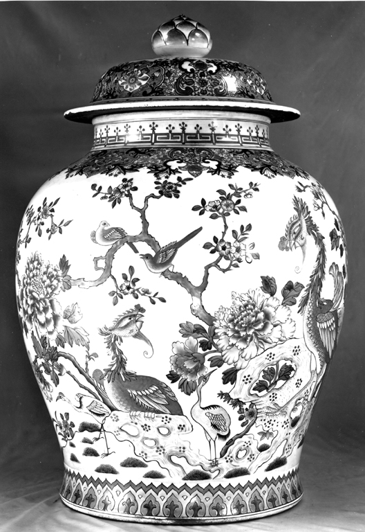 vaso - manifattura di Edmond Samson (seconda metà sec. XIX)