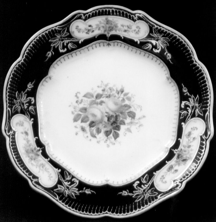 piatto - manifattura di San Pietroburgo (sec. XIX)
