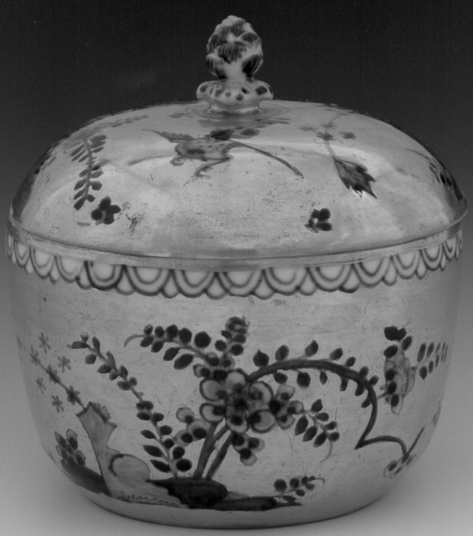 zuccheriera - manifattura di Meissen (secc. XVIII/ XIX)