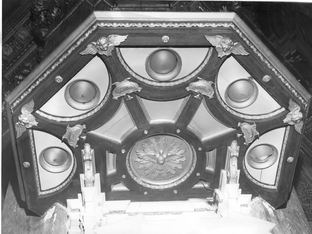 baldacchino, coppia di Cardelli Giulio (sec. XX)