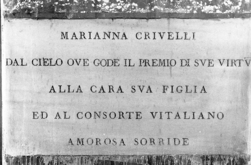 lapide tombale - ambito romano (sec. XX)