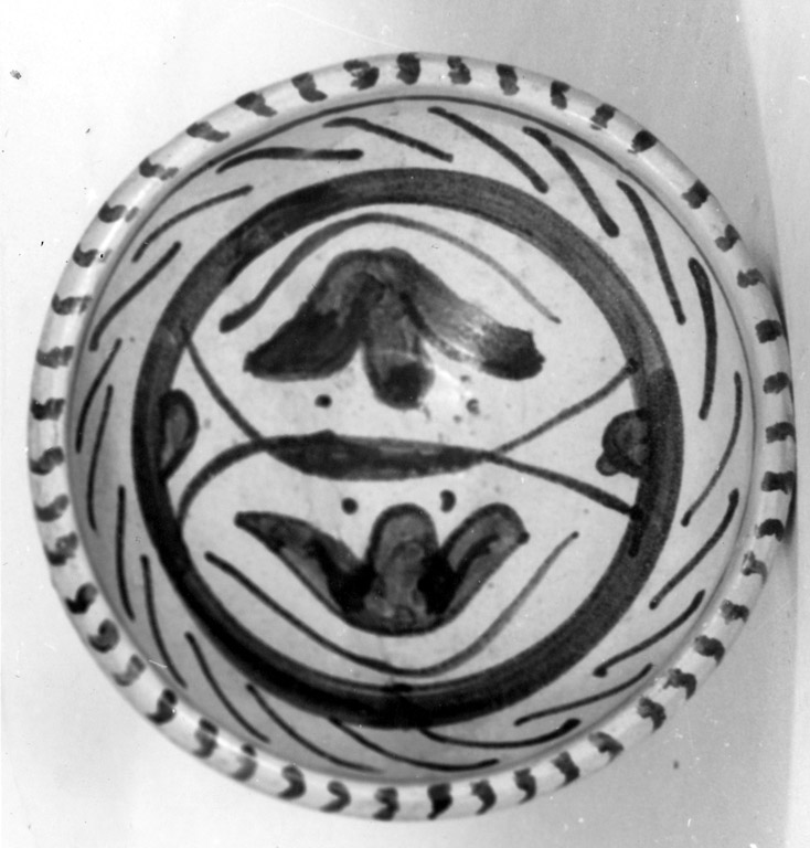 ciotola - manifattura romana (inizio sec. XV)