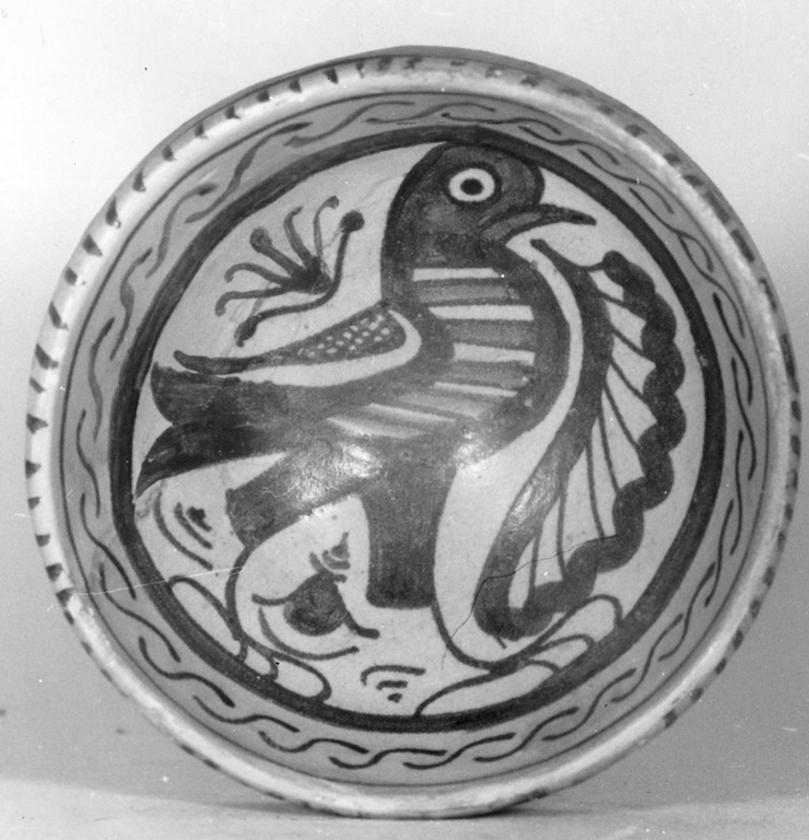 ciotola - manifattura romana (inizio sec. XV)