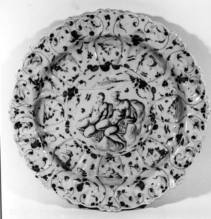 piatto - manifattura di Savona (sec. XVII)