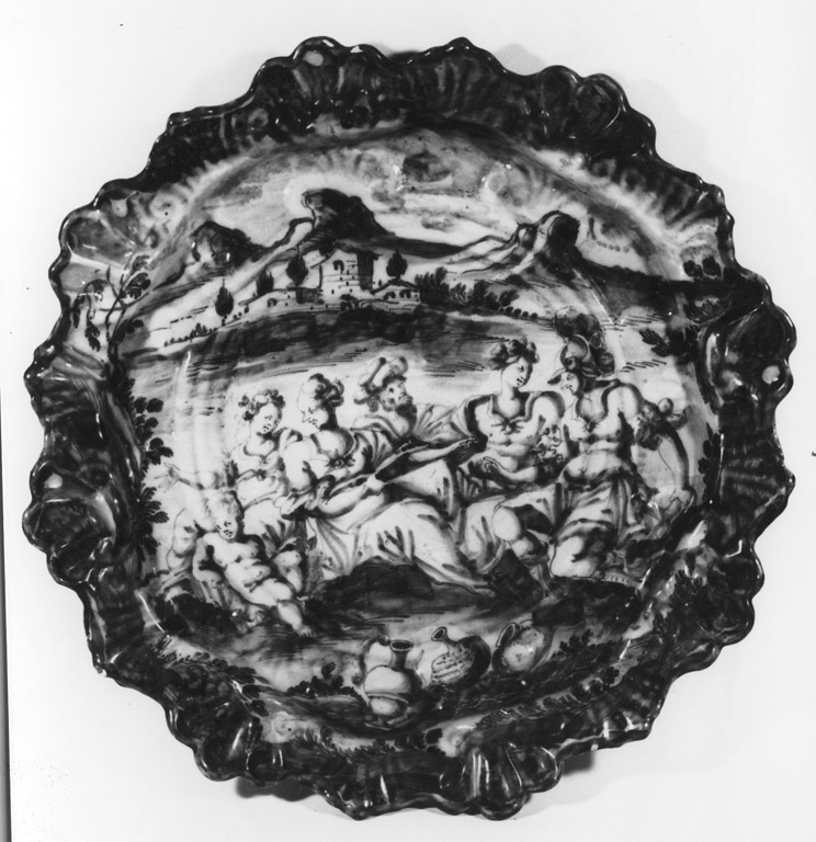piatto - manifattura di Savona (seconda metà sec. XVII)