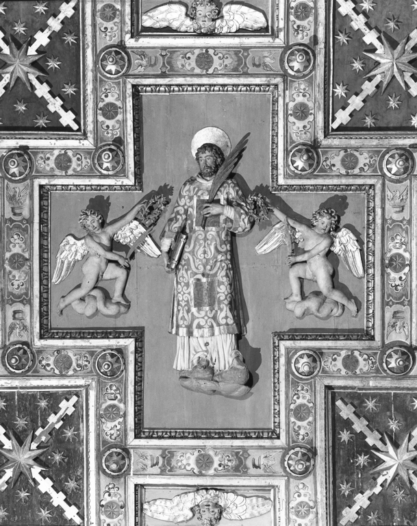 San Cesareo (gruppo scultoreo, elemento d'insieme) di Contini Pietro (attribuito) (sec. XVII)