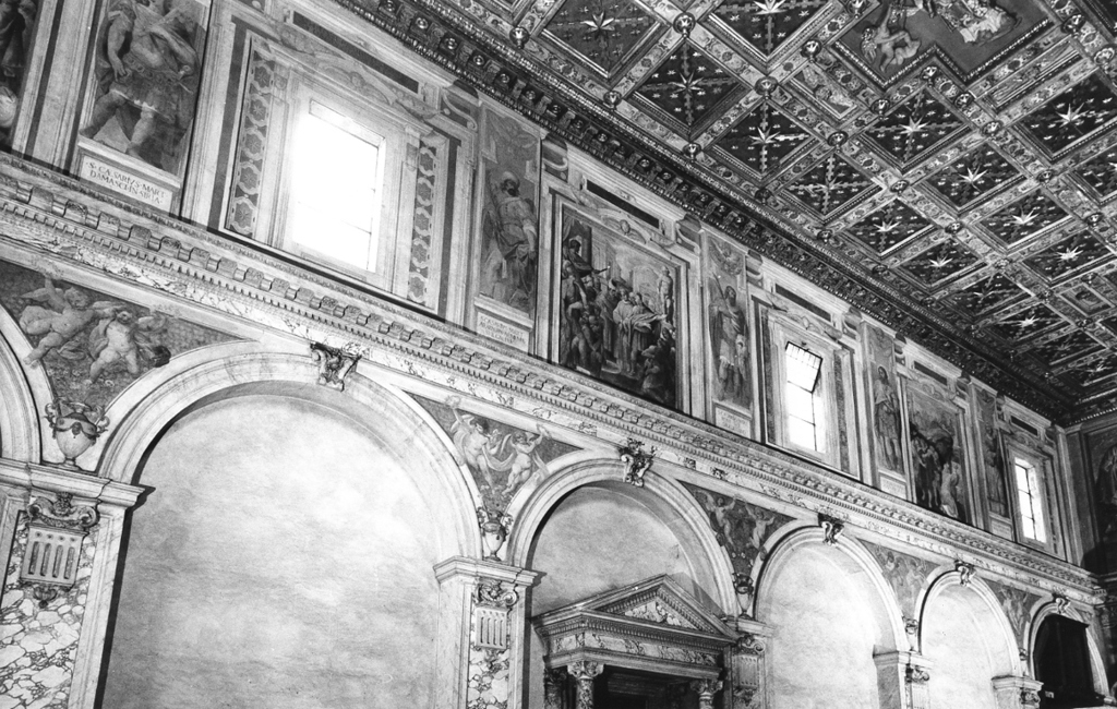 decorazione pittorica, ciclo di Cesari Giuseppe detto Cavalier d'Arpino (attribuito), Rossetti Cesare (attribuito), Lilli Andrea (attribuito), Cesari Bernardino (attribuito) (sec. XVII)