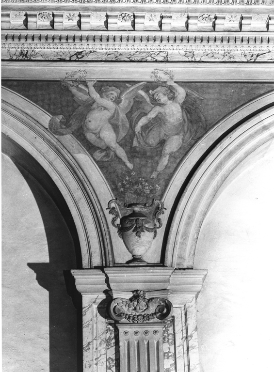 putti danzanti (dipinto, ciclo) di Cesari Giuseppe detto Cavalier d'Arpino (attribuito), Rossetti Cesare (attribuito) (sec. XVII)