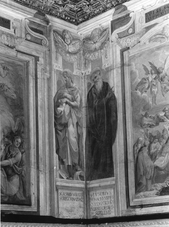 San Cesareo (dipinto, ciclo) di Cesari Giuseppe detto Cavalier d'Arpino (attribuito), Rossetti Cesare (attribuito) (sec. XVII)