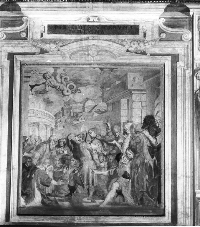 Sant'Ippolito condotto al martirio (dipinto, ciclo) di Cesari Giuseppe detto Cavalier d'Arpino (attribuito), Rossetti Cesare (attribuito) (sec. XVII)