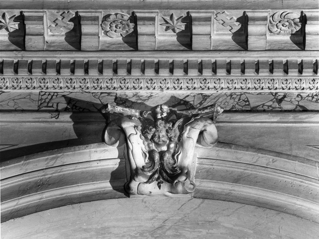 chiave di volta di Contini Pietro (attribuito), Prata Bastiano (attribuito) (sec. XVII)