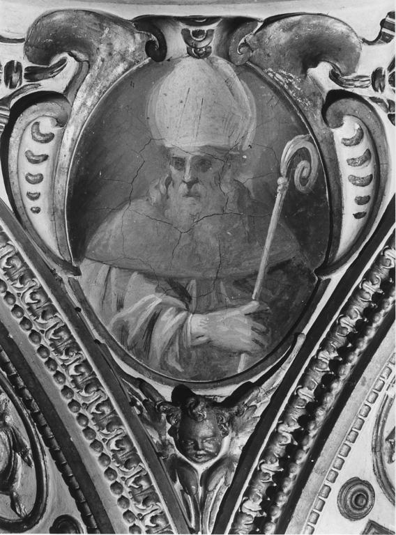 Sant'Ambrogio (dipinto, elemento d'insieme) di Cesari Giuseppe detto Cavalier d'Arpino (attribuito), Rossetti Cesare (attribuito) (sec. XVII)