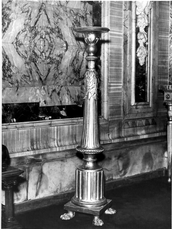 candeliere - ambito italiano (seconda metà sec. XIX)