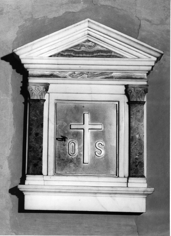 armadietto per oli santi - ambito romano (sec. XIX)