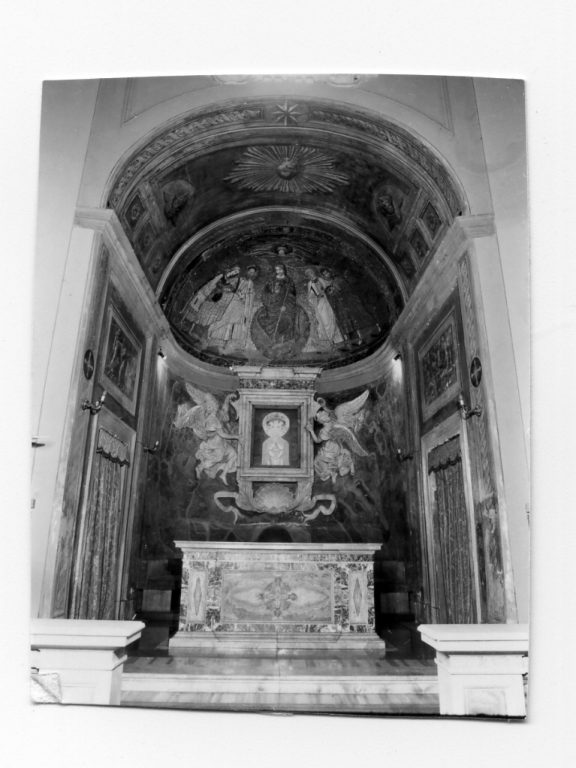 altare maggiore - ambito romano (fine/inizio secc. XVIII/ XIX)