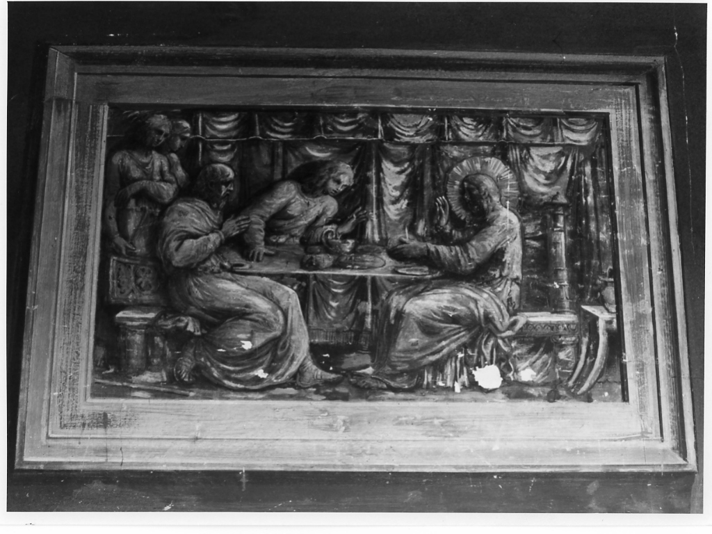 cena in Emmaus (dipinto) di Angeloni Giovanni (sec. XVIII)