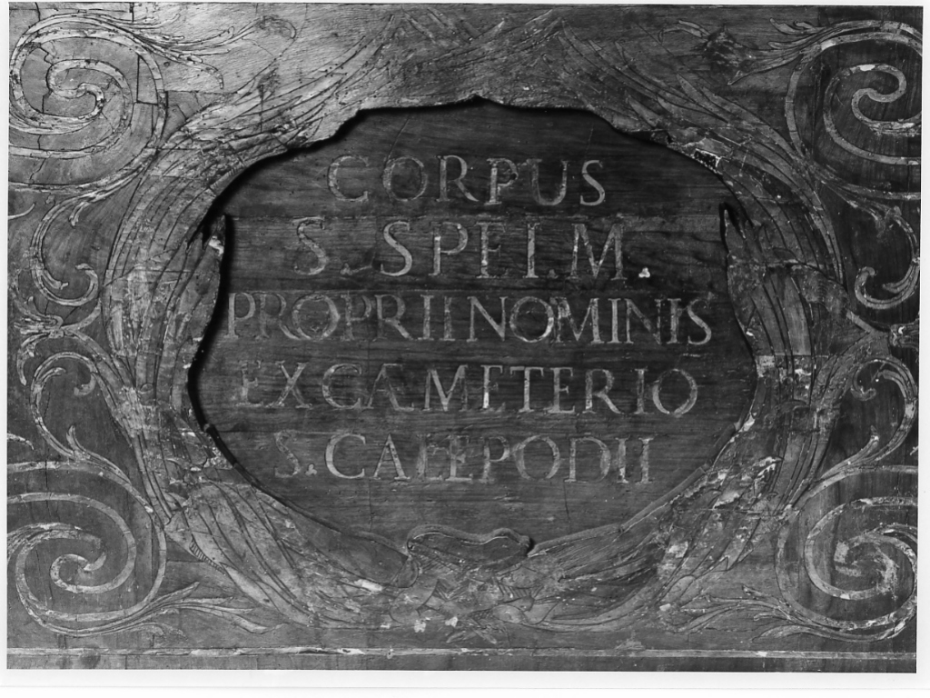 altare - a mensa - manifattura romana (sec. XVIII)