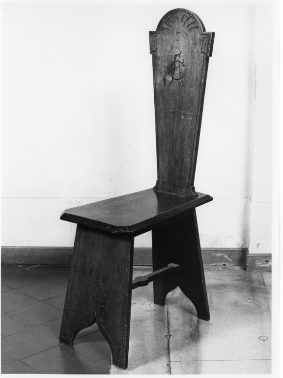 seggiola, serie - manifattura romana (fine/inizio secc. XVIII/ XIX)