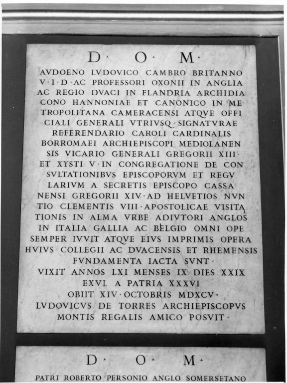 lapide commemorativa - ambito romano (sec. XVI)