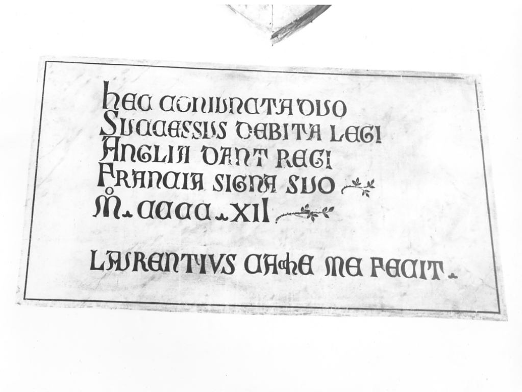 lapide - ambito romano (sec. XV)