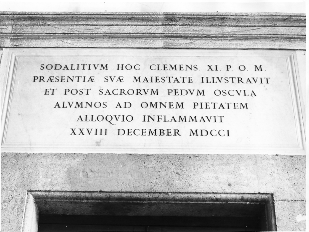 lapide commemorativa - ambito romano (sec. XVIII)