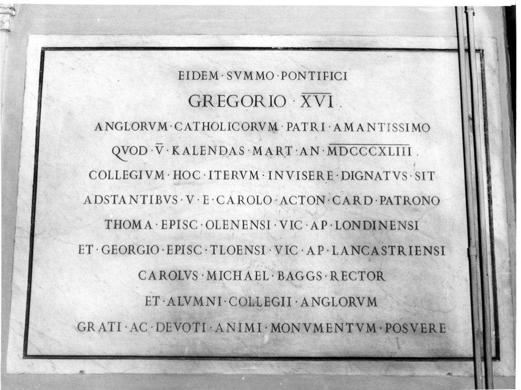 lapide commemorativa - ambito romano (sec. XIX)