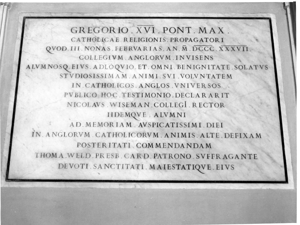 lapide commemorativa - ambito romano (sec. XIX)