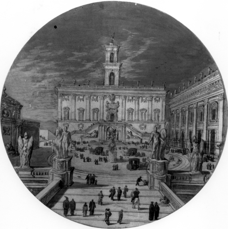 Campidoglio (dipinto) di Baur Johann Wilhelm (sec. XVII)