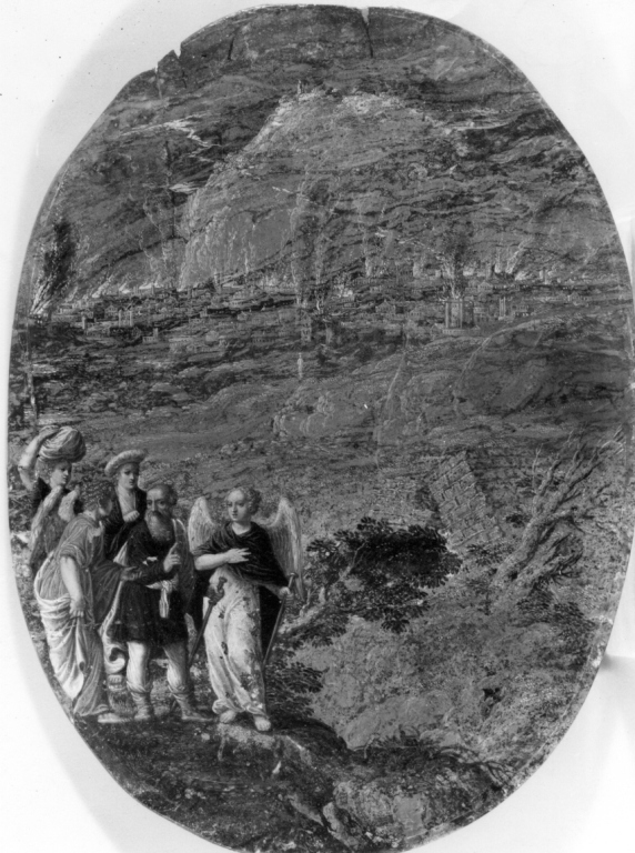 Lot e le figlie fuggono da Sodoma (dipinto) di Stella Jacques (sec. XVII)