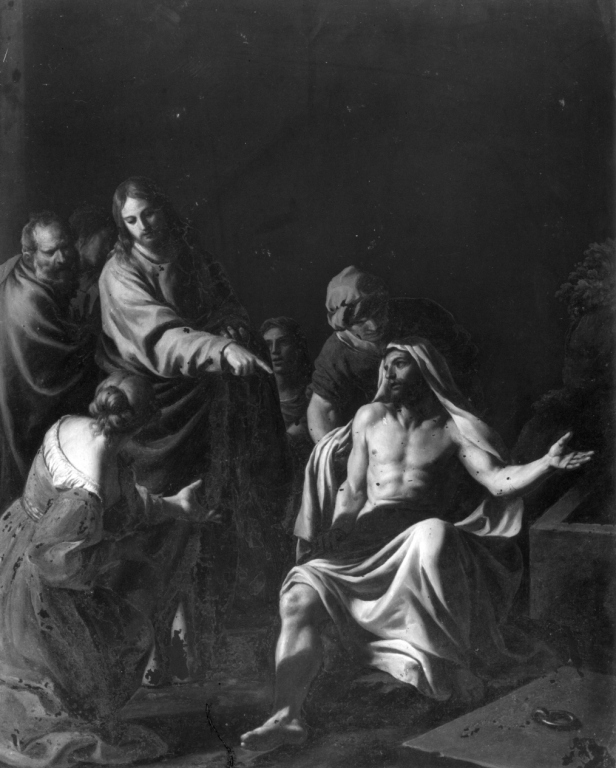Resurrezione di Lazzaro (dipinto) di Turchi Alessandro detto Orbetto (sec. XVII)