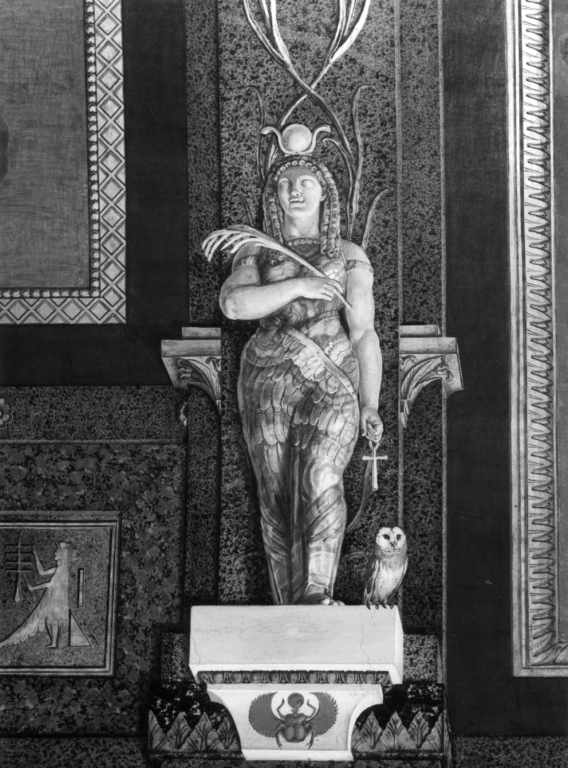 Cariatide (dipinto) di Marchetti Giovanni Battista (sec. XVIII)