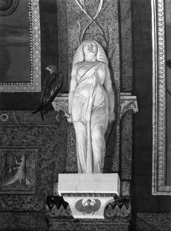 Cariatide (dipinto) di Marchetti Giovanni Battista (sec. XVIII)