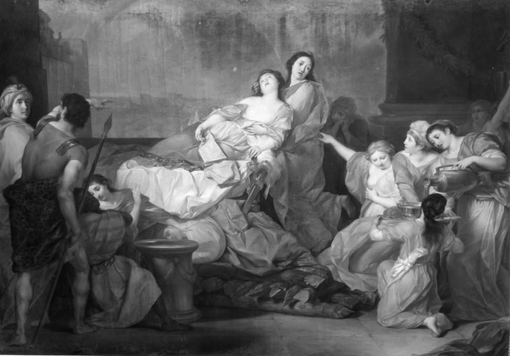 Morte di Didone (dipinto) di Van Maron Anton (sec. XVIII)